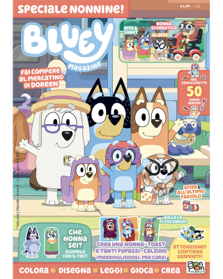 Bluey Magazine n. 20 con il Set di Rita & Janet