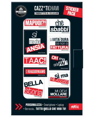 Sticker Pack. Il Milanese Imbruttito